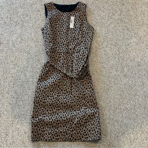 J. Crew Leopard Print Dress NWT